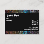 ぽっちゃりした豊富なビーズ- 名刺 (裏面)