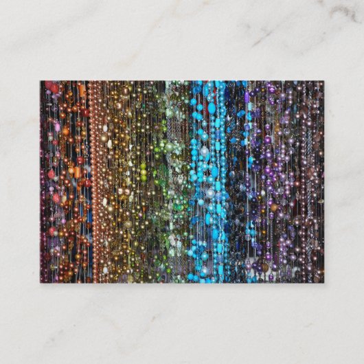 ぽっちゃりした豊富なビーズ- 名刺 (正面)