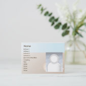 ぽっちゃりした貝殻- 名刺 (スタンド正面)