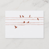 ぽっちゃりした赤い鳥- 名刺 (裏面)