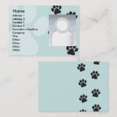 ぽっちゃりした足- 名刺 (正面/裏面)