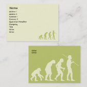 ぽっちゃりした進化- 名刺 (正面/裏面)