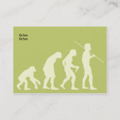 ぽっちゃりした進化- 名刺 (裏面)