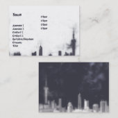 ぽっちゃりした都市景観- 名刺 (正面/裏面)