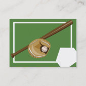 ぽっちゃりした野球- 名刺 (裏面)