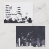 ぽっちゃりした雷- 名刺 (正面/裏面)