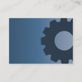 ぽっちゃりした青いコグ- 名刺 (裏面)