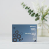 ぽっちゃりした青いコグ- 名刺 (スタンド正面)