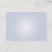 ぽっちゃりした青いタイ- 名刺 (裏面)