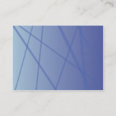 ぽっちゃりした青い棒- 名刺 (裏面)