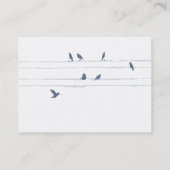 ぽっちゃりした青い鳥- 名刺 (裏面)