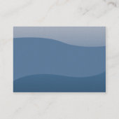 ぽっちゃりした青の波- 名刺 (裏面)