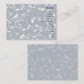 ぽっちゃりした青の葉- 名刺 (正面/裏面)