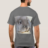 ぽっちゃりした頬 Tシャツ (裏面)