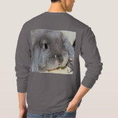 ぽっちゃりした頬Tシャツ Tシャツ (裏面)