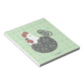 ぽっちゃりした鶏 ノートパッド (アングル)