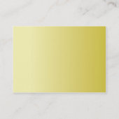 ぽっちゃりした黄色い円- 名刺 (裏面)