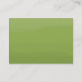 ぽっちゃりしたFoamgreenの波- 名刺 (裏面)