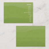 ぽっちゃりしたFoamgreenの波- 名刺 (正面/裏面)