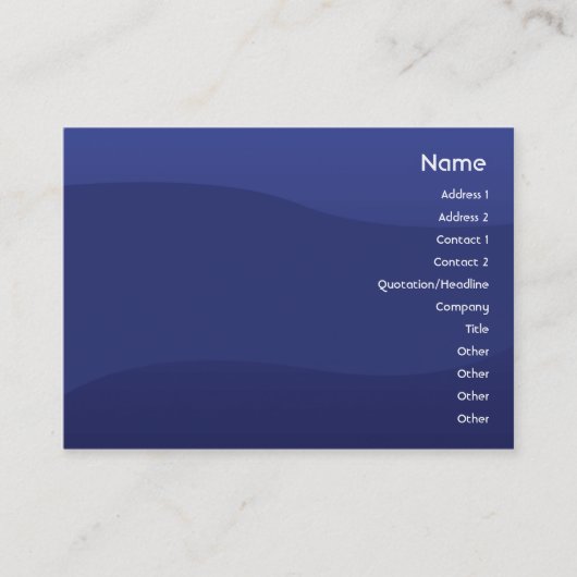 ぽっちゃりしたMidnightwave - 名刺 (正面)