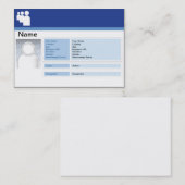 ぽっちゃりしたMyspaceの暗闇- 名刺 (正面/裏面)