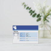 ぽっちゃりしたMyspaceの暗闇- 名刺 (スタンド正面)