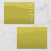 ぽっちゃりしたPeawave - 名刺 (正面/裏面)