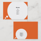 ぽっちゃりしたSpeechbubble - 名刺 (正面/裏面)