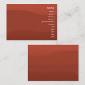 ぽっちゃりしたTomatowave - 名刺 (正面/裏面)