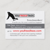 ぽっちゃりしたYFT 名刺 (裏面)