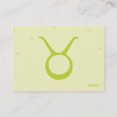 ぽっちゃりしているトーラス- 名刺 (裏面)