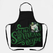 ぽっちゃりブーギャングエプロン"シェナニガン始まる" エプロン (正面)