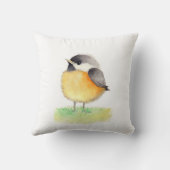 ぽっちゃりリトル《鳥》アメリカゴガラ枕 クッション (裏面)