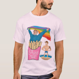 ぽっちゃり好きLGBT ゲイ プライド 面白いユーモア Tシャツ