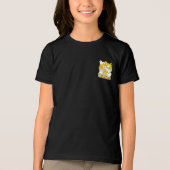 ぽっちゃり猫ちゃんデザイン – かわいい猫アート トライブレンドTシャツ (正面)