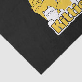 ぽっちゃり猫ちゃんデザイン – かわいい猫アート 薄葉紙 (詳細)