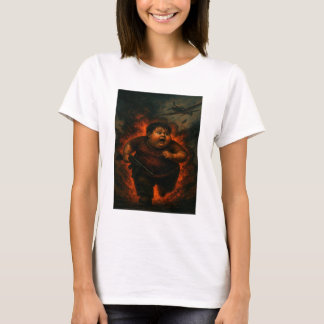 ぽっちゃり男の子 – ダークおもしろいファンタジーティー Tシャツ