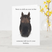 ぽっぺん誕生日 カード (黄色い花)