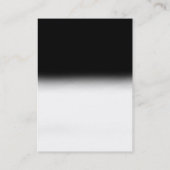 ぽっモダンぽりしたスタイリッシュ白黒名刺 名刺 (裏面)