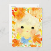 ぽわって気持ち シーズンポストカード (正面/裏面)