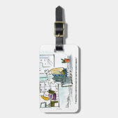 ぽんこつのための現金 ラゲッジタグ (正面縦)