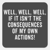 まぁまぁまぁもし結果じゃないよ スクエアシール (正面)