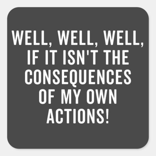 まぁまぁまぁもし結果じゃないよ スクエアシール (正面)