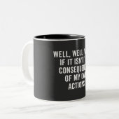 まぁまぁまぁもし結果じゃないよ ツートーンマグカップ (正面左)