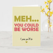 まぁ…もっとひどいこともある カード (黄色い花)