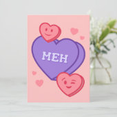 まぁ – バレンタイン ハート カード (スタンド正面)