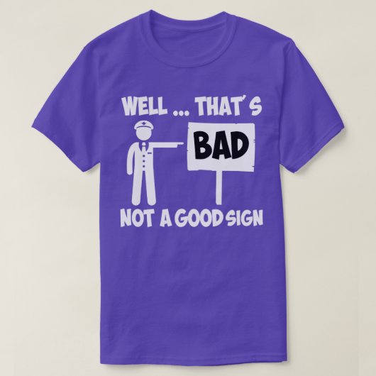 まあいい兆候じゃなおもしろいい Tシャツ (デザイン正面)