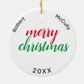 まあつるおもしろいオーナメントいけなクリスマス セラミックオーナメント (裏面)