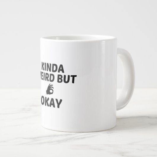 まあまあ風変わりまあ ジャンボコーヒーマグカップ (正面右)