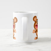 「まあまあ…」 可愛い引きずりアニメのクマ ジャンボコーヒーマグカップ (裏面)